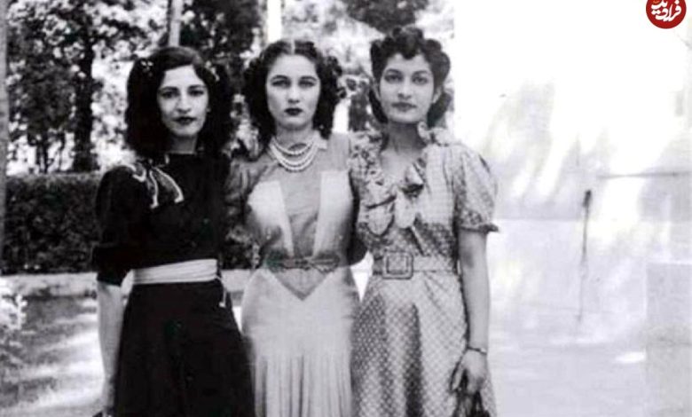 عکس؛ سفر در زمان؛ دیدار «شمس پهلوی با فوزیه، چند سال بعد طلاق»؛ دهه 30