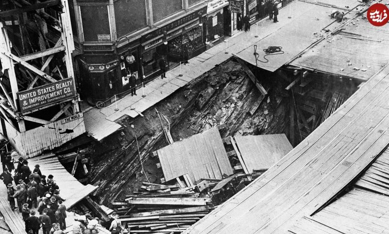 تصاویر؛ سفر در زمان؛ 125 سال پیش ساخت متروی شهر نیویورک تصاویر؛ سفر در زمان؛ 125 سال پیش ساخت متروی شهر نیویورک