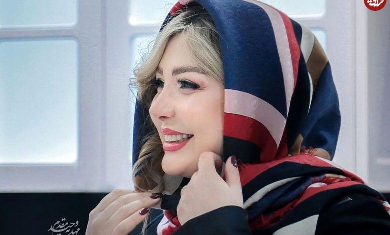 عکس؛ سفر به تاریخ؛ «نیوشا ضیغمی» در مراسم افطاری حسن روحانی؛ سال 1396