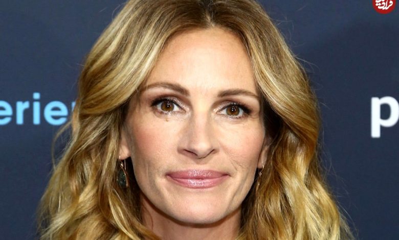 عکس؛ سفر در زمان؛ «جولیا رابرتس» بعد بردن جایره گلدن گلوب در 23 سالگی؛ سال 1369 عکس؛ سفر در زمان؛ «جولیا رابرتس» بعد بردن جایره گلدن گلوب در 23 سالگی؛ سال 1369