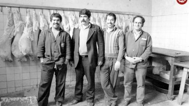 عکس؛ سفر در زمان؛ قصاب‌های تهران دربه در دنبال مشتری!