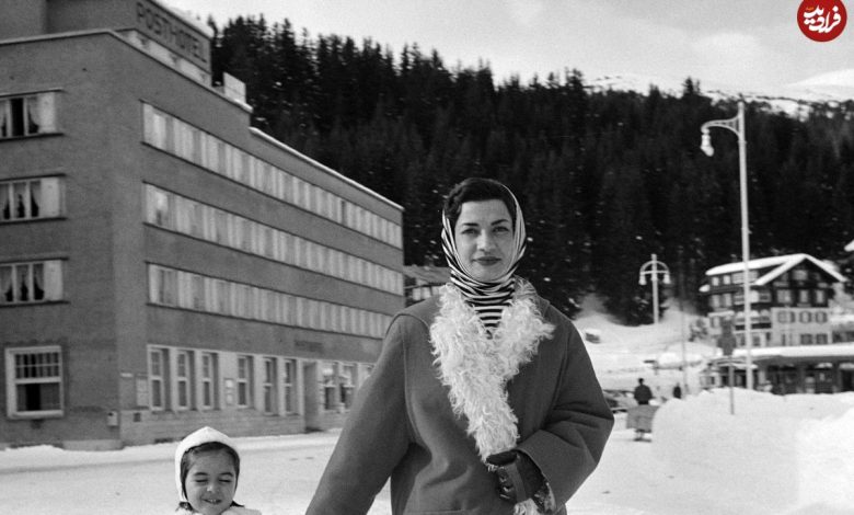 عکس؛ سفر در زمان؛ «اشرف پهلوی» در حال خروج از زوریخ سوئیس؛ سال 1332 عکس؛ سفر در زمان؛ «اشرف پهلوی» در حال خروج از زوریخ سوئیس؛ سال 1332