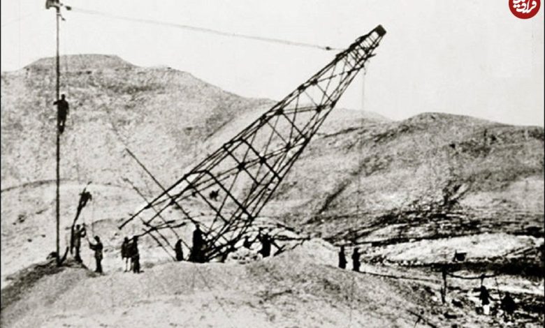 عکس؛ سفر در زمان؛ حفر نخستین چاه نفت در مسجد سلیمان عکس؛ سفر در زمان؛ حفر نخستین چاه نفت در مسجد سلیمان