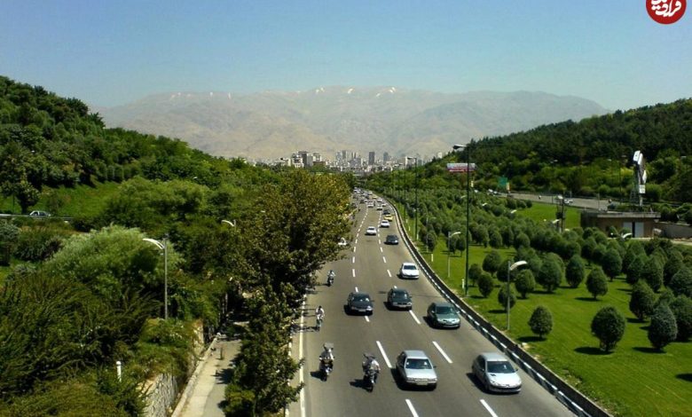 عکس؛ سفر به تهران قدیم؛ بزرگراه مدرس، ۵۵سال پیش