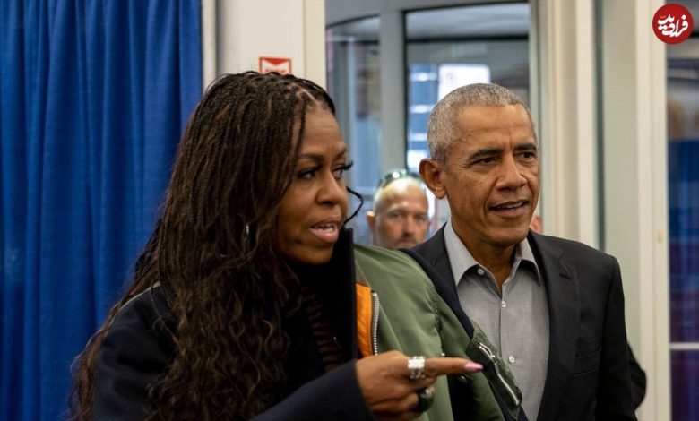 عکس؛ سفر در زمان؛ «میشل اوباما» در 43 سالگی در نیویورک؛ سال 1386 عکس؛ سفر در زمان؛ «میشل اوباما» در 43 سالگی در نیویورک؛ سال 1386