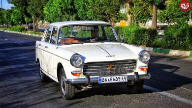 عکس؛ سفر در زمان؛ تبلیغ پژو ۴۰۴ در سال ۱۳۴۲