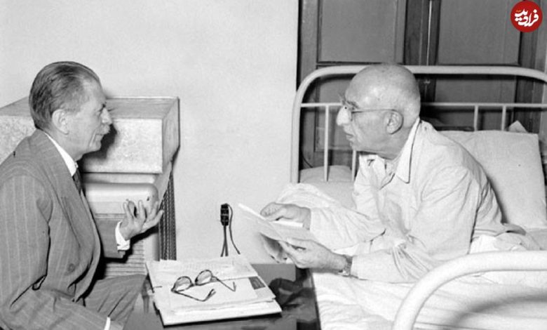 عکس؛ سفر در زمان؛ دیدار «دکتر مصدق با آیت‌الله کاشانی»؛ سال 1331