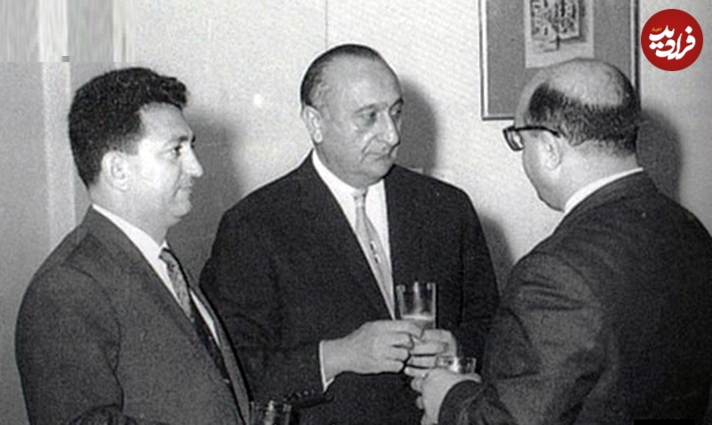 عکس؛ سفر به تاریخ؛ «نصیری، رئیس ساواک» در کنار سفیر اسرائیل و مامور موساد در تهران