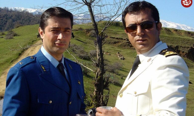 عکس؛ سفر زمان؛ «پارسا پیروزفر و ابراهیم آبادی» در پشت صحنه در چشم باد؛ سال 85