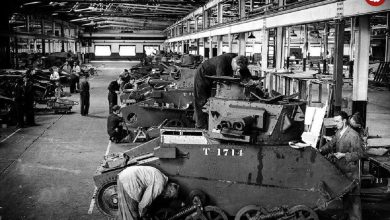 تصاویر؛ سفر در زمان؛ کارخانه تولید تانک آلمان در جنگ جهانی دوم