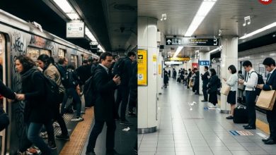 تصاویر؛ چرا در متروی ژاپن، هیچ قطاری تأخیر ندارد و هیچ‌کس عصبی نیست؟