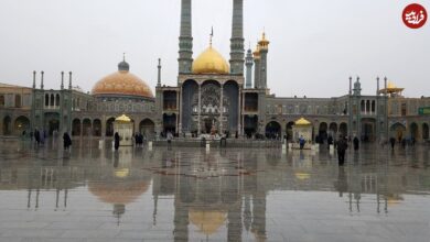 عکس؛ سفر در زمان؛ تصویری کمتر دیده شده از حرم حضرت معصومه