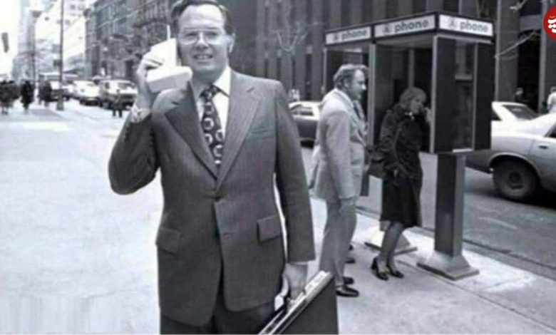 عکس؛ سفر در زمان؛ اولین تلفن همراه جهان در سال 1973
