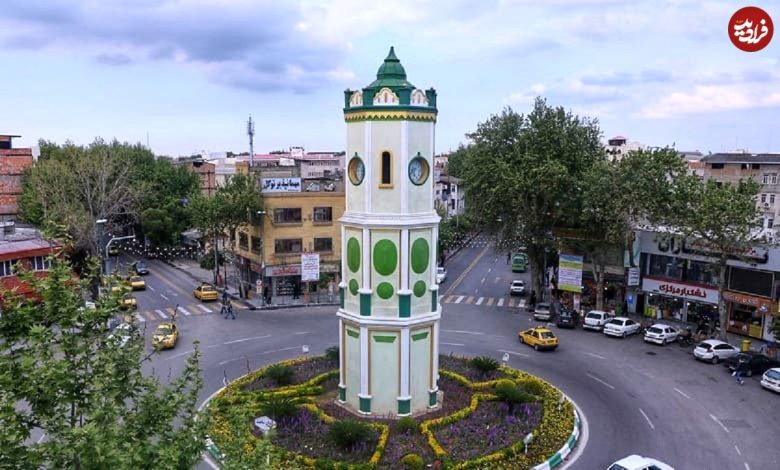 عکس؛ سفر در زمان؛ دهه ۳۰؛ تصویر کمتر دیده شده از میدان شهرداری ساری