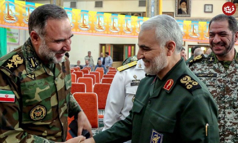 عکس؛ سفر در زمان؛ «سردار سلیمانی، قالیباف و جهانگیری» در بیت رهبری؛ دهه 90