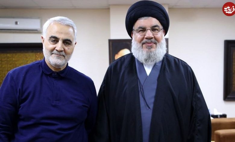 عکس؛ سفر به تاریخ؛ نوۀ خردسال «سید حسن نصرالله» در آغوش پدربزرگ؛ سال 1402 عکس؛ سفر به تاریخ؛ نوۀ خردسال «سید حسن نصرالله» در آغوش پدربزرگ؛ سال 1402