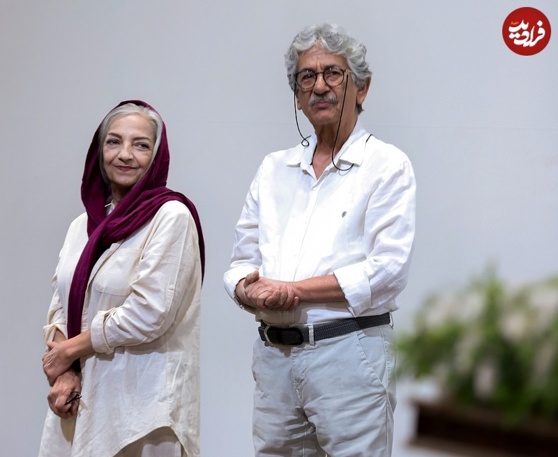 عکس؛ سفر زمان؛ چهرۀ «بن‌یزید» (مختارنامه) در 74 سالگی در کنار همسرش «راضیه برومند»