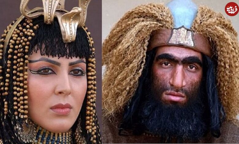 عکس؛ سفر زمان؛ «غول لشکر زبیری» (مختارنامه) در کنار «ملکه نِفِرتیتی» (یوسف پیامبر)؛ سال 94 عکس؛ سفر زمان؛ «غول لشکر زبیری» (مختارنامه) در کنار «ملکه نِفِرتیتی» (یوسف پیامبر)؛ سال 94