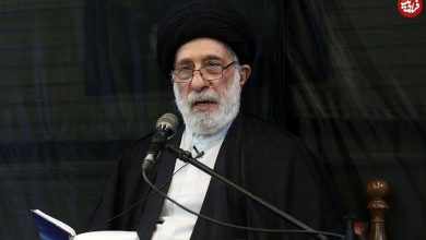 عکس؛ سفر به تاریخ؛ عکس یادگاری «سید هادی خامنه‌ای، برادر رهبر انقلاب» با قاب عکس برادر