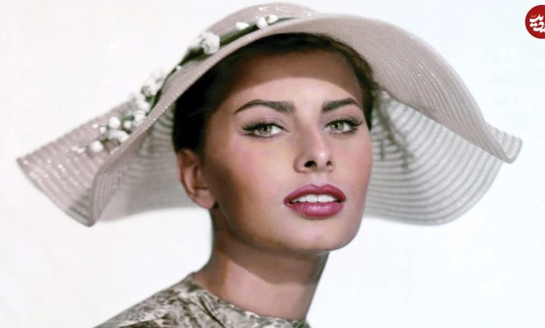 عکس؛ سفر در زمان؛ «سوفیا لورن 29 ساله در کنار آلن دلون 28 ساله»؛ سال 1340