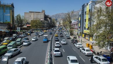 عکس؛ سفر در زمان؛ نمایی دیده نشده از «سر پل تجریش تهران» در سال 1352