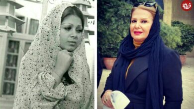 (عکس) سفر در زمان؛ پیاده روی «شورانگیز طباطبایی» در اتوبان چمران؛ دهه 50