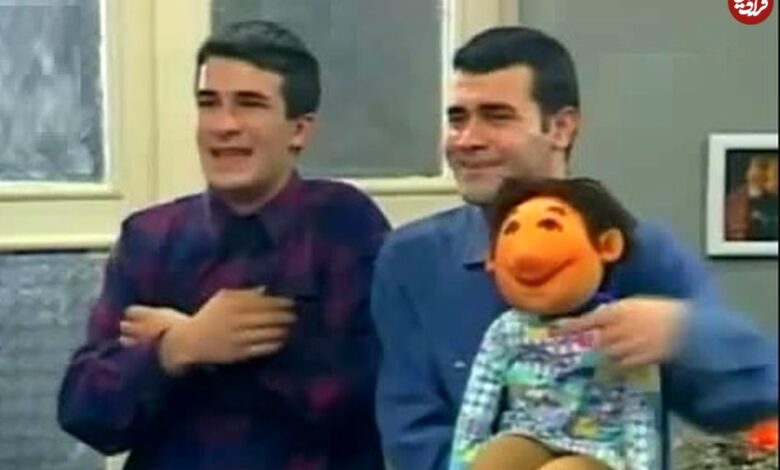 عکس؛ سفر زمان؛ چهرۀ «رضا» (سریال مجید دلبندم) در پشت‌صحنه سریال «طوبی»