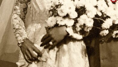 عکس؛ سفر به تاریخ؛ عکس آتلیه‌ای عروس و داماد ایرانی؛ 90 سال قبل