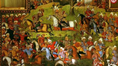 عکس؛ سفر در زمان؛ نقاشی صفوی از جنگ ایران و عثمانی