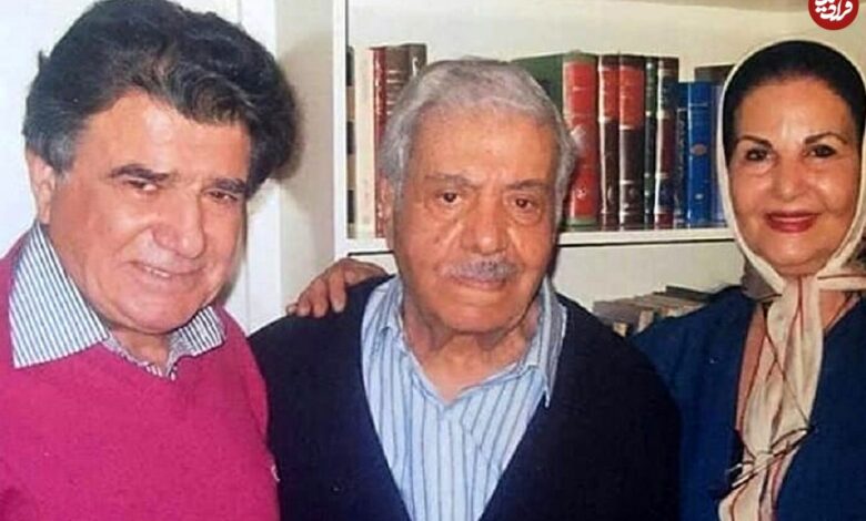 عکس؛ سفر در زمان؛ «نصرت الله وحدت و پرخیده »؛ سال 1336