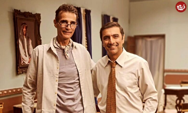 عکس؛ سفر در زمان؛ «فتاح، فخرالدین و عباس» در پشت صحنه سریال طوبی؛ سال 1403