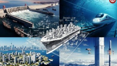 تصاویر؛ ۵ پروژه‌ جنون‌آمیز مهندسی که اگر ساخته شوند، دنیا را زیرورو می‌کنند