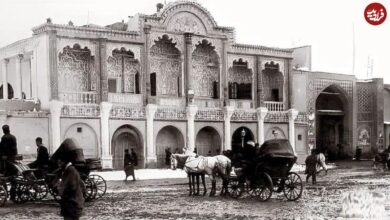 عکس؛ سفر در زمان؛ تصویری قدیمی از کارمندان بانک شاهی