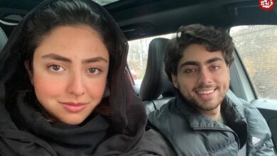 (عکس) سفر در زمان؛ «حنا فردین» در آغوش پدربزرگ اش «محمدعلی فردین»؛ سال 71