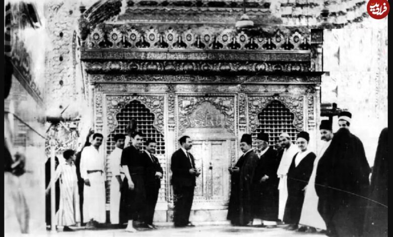 عکس؛ سفر در زمان؛ اصفهانی‌ها ضریح حرم حضرت عباس(ع) را ساختند
