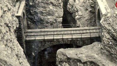 عکس؛ سفر در زمان؛ ۸۶ سال پیش؛ مسیر راه‌آهن در دل کوه‌های زاگرس