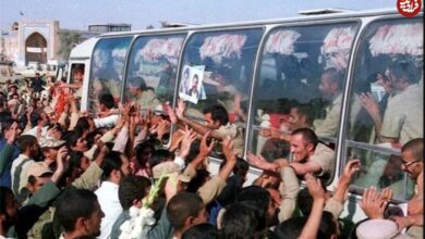 تصاویر؛ سفر در زمان؛ مرداد ۱۳۶۹؛ بازگشت اسرا به میهن