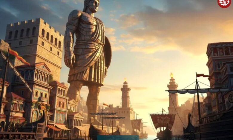 عکس؛ سفر در زمان؛ چرا غول رودس، یکی از عجایب هفتگانه جهان باستان هرگز بازسازی نشد؟