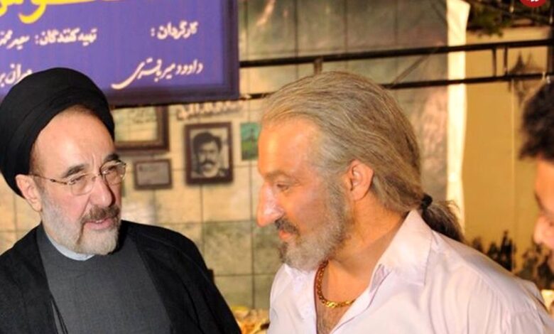 عکس؛ سفر به تاریخ؛ چهرۀ «محسن تنابنده» در اتاق گریم سریال «شاهگوش»