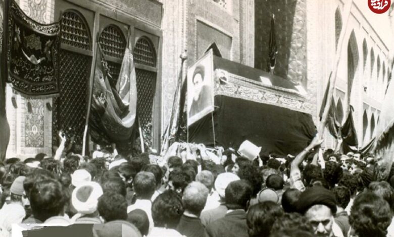 تصاویر؛ سفر در زمان؛ ایران عزادار آیت‌الله میلانی شد و مشهد سیاهپوش!