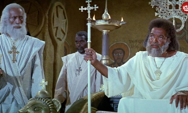 عکس؛ سفر در زمان؛ چهره «نجاشی» فیلم محمد رسول الله در 90 سالگی؛ سال 1385 عکس؛ سفر در زمان؛ چهره «نجاشی» فیلم محمد رسول الله در 90 سالگی؛ سال 1385