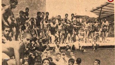 عکس؛ سفر در زمان؛ شایعه وبا در تهران، استخرها را خلوت کرد