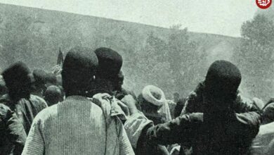 عکس؛ سفر به تاریخ؛ صحنۀ اعدام «جعفر خولی، راهزن دوران قاجار» در میدان نقش جهان