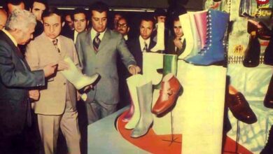 تصاویر؛ سفر در زمان؛ اولین کفش ملی ایران