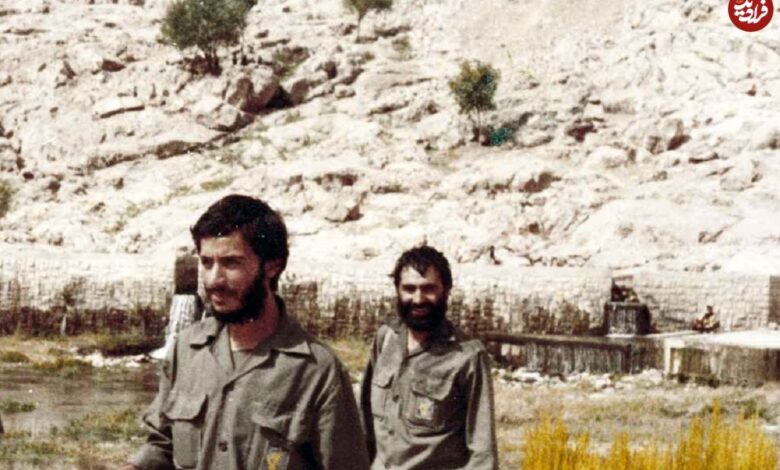 عکس؛ سفر در زمان؛ «محمدابراهیم همت و احمد متوسلیان» در جبهه مریوان؛ سال 60