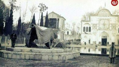 عکس؛ سفر در زمان؛ ماجرای دخیل بستن به نخستین نماد حجمی پایتخت!