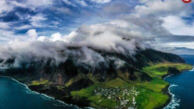 تصاویر؛ خانه‌هایی که در دورافتاده‌ترین جزیره جهان با طبیعت همسایه‌اند