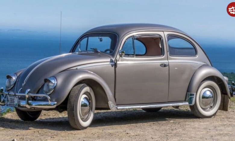 عکس؛ سفر در زمان؛ تبلیغ فولکس واگن در سال ۱۳۳۲