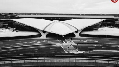 تصاویر؛ ترمینال پرواز فرودگاه یا یک اثر هنری معماری خیره کننده