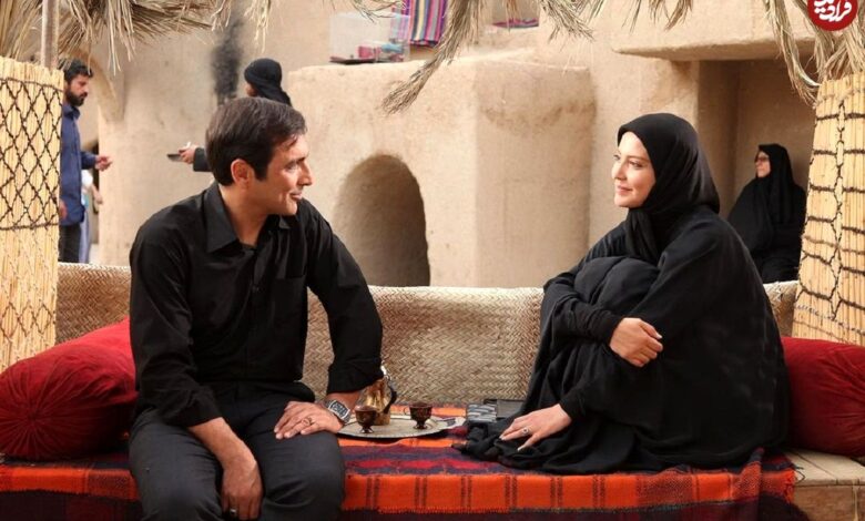 عکس؛ سفر در زمان؛ «طوبی، شیث و ضیا» در پشت صحنه سریال طوبی؛ سال 1403